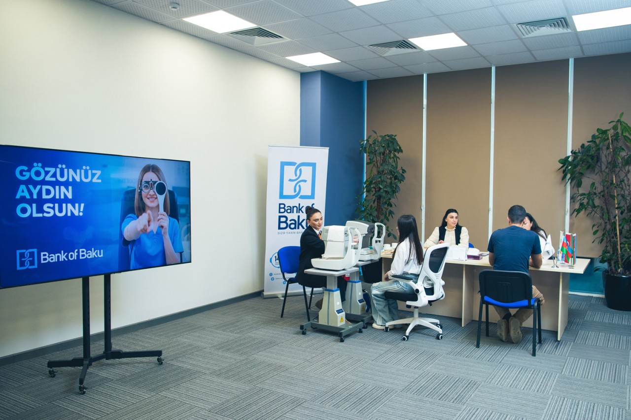 “Bank of Baku”dan “Gözünüz aydın olsun!” şüarı ilə sağlamlıq aksiyası - FOTOLAR